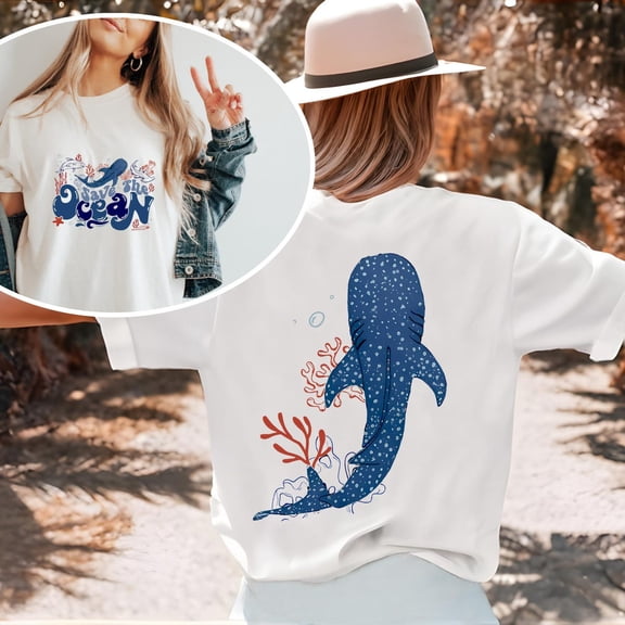 Sam Soft Protect The Save Ocean Shirt, Summer New Ocean T-Shirt, Shirt Save The Ocean, Oversize Shirt, Pinterest T-Shirt, Gift For Mom, Gift For Her.Full Size S-5XL