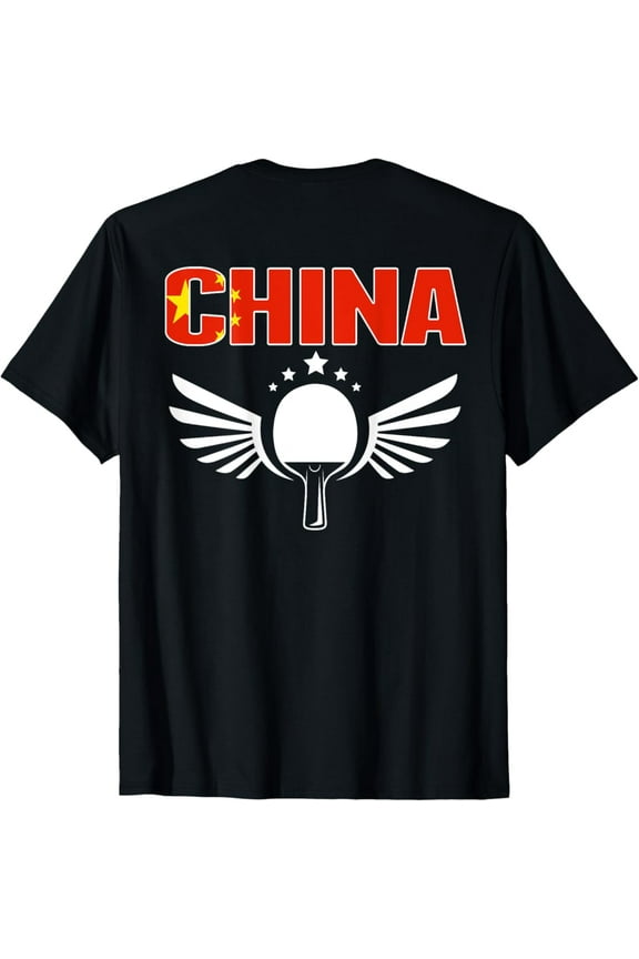 Proud China Table Tennis Lovers Jersey - Chinese Ping Pong T-Shirt Full Size S-5Xl