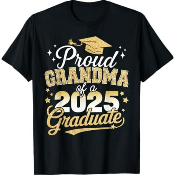 Sam Soft Proud grandma of a class of 2025 graduate senior graduation T-Shirt All Size S-5XL