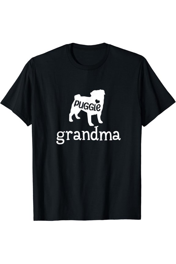 Puggle Dog Grandma Lover Gifts for Women Cute Dog Mom Owner T-Shirt