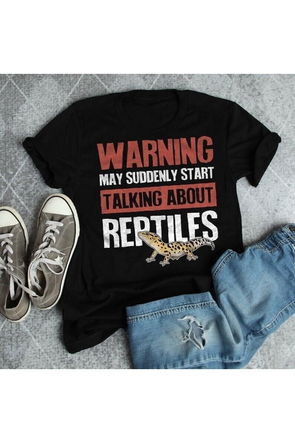 Reptile Shirt, Women Men, Leopard Gecko Lover Gift, Reptile Mom T-Shirt...