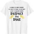 thumbnail image 1 of Sam Soft Respect The Bees Beekeeping Lover Honey Gift T-Shirt, Gift For Friend, Full Size S-5Xl, 1 of 4