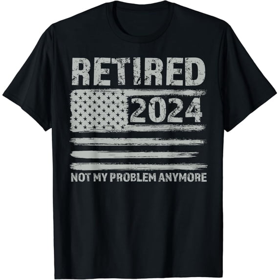 Sam Soft Retired 2024 Decoration Men Women Retirement T-Shirt