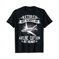 thumbnail image 1 of Sam Soft Retired Airline Captain Shirt Pilot Retirement Gift T-Shirt Full Size S-5XL, 1 of 5
