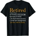thumbnail image 1 of Sam Soft Retired Definition Shirt Dad Retirement Party Men's T-Shirt, 1 of 5