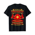 thumbnail image 1 of Sam Soft Retired Firefighter T Shirt Fireman Fire Rescue Gift Idea Full Size S-5XL, 1 of 5