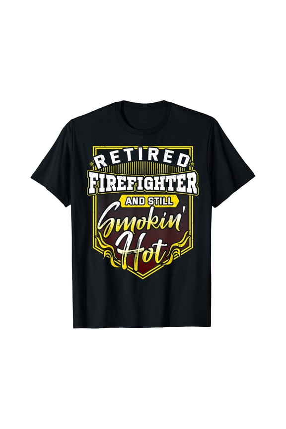 Retired Firefighter T Shirt Fireman Fire Rescue Gift Idea T-Shirt Full Size S-5XL