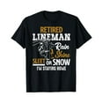 thumbnail image 1 of Sam Soft Retired Lineman Man Woman Shirt Retirement Gift T-Shirt Full Size S-5XL, 1 of 5