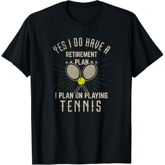 Sam Soft Retired Tennis Player Retirement T-Shirt Full Size S-5XL