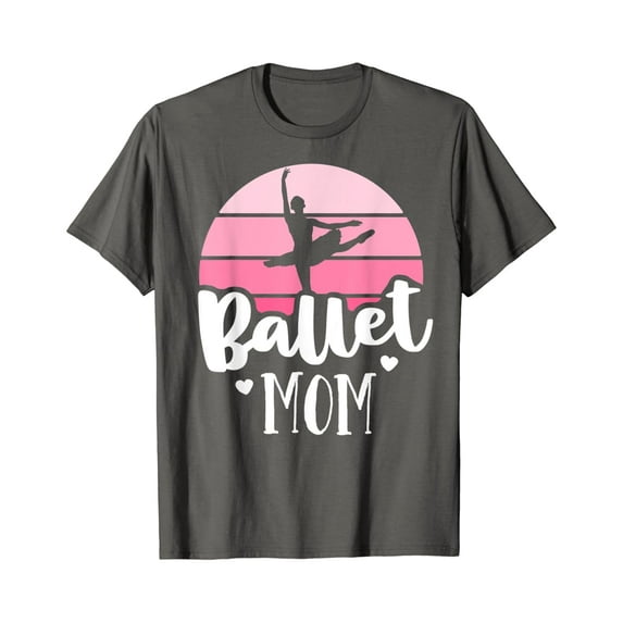 Sam Soft Retro Ballet Mom Pink Ballerina Shirt Vintage Dance Mom T-Shirt Full Size S-5Xl