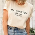 thumbnail image 1 of Sam Soft Retro Comfort Christian Shirt, The Lord Will Fight For You T-shirt, Bible Verse , Christian Women Gift, Bible Verse CrewneckFull Size S-5XL, 1 of 4