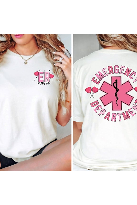 Retro Er Nurse Shirts Er Nurse TShirts ,Emergency Department Shirt, Trendy Er Nurse Shirts, Emergency Room Apparel, Er Tech T Shirt,ED NurseFull Size S-5XL