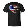 thumbnail image 1 of Sam Soft Retro Heart Gods Children Are Not For Sale American Flag Retro Gifts Unisex T Shirt, 1 of 5
