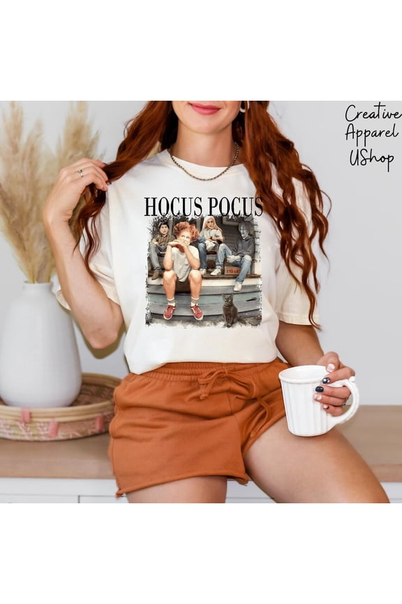 Retro Hocus Pocus Shirt, Vintage Sanderson Sisters Witch Shirt, Women's Shirt,Retro Girls Shirt