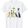 thumbnail image 1 of Sam Soft Retro Mid-Century Modern Dogs 50s 60s Style T-Shirt, 1 of 4