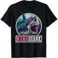 thumbnail image 1 of Sam Soft Retro Sea Monster Mommy Gift Whale Animal Family Mama Shark T-Shirt, 1 of 5