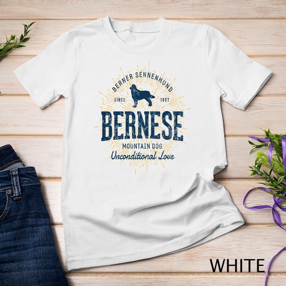 Sam Soft Retro Vintage Bernese Mountain Dog Unisex T-Shirt