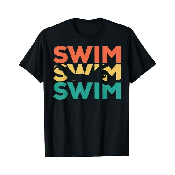 Sam Soft Retro Vintage Swimming Gift For Swimmers T-Shirt Unisex Cotton Tee Full Size S-5XL