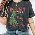 thumbnail image 1 of Sam Soft Rockin Around The Tree Comfort Shirt, Country Shirt, Retro Western Tee, Cowboy Tshirt, Western GiftsFull Size S-5XL, 1 of 5