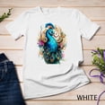 thumbnail image 1 of Sam Soft Romantic Peacock Steampunk Collection - Nice Colorful Unisex T-Shirt, 1 of 4