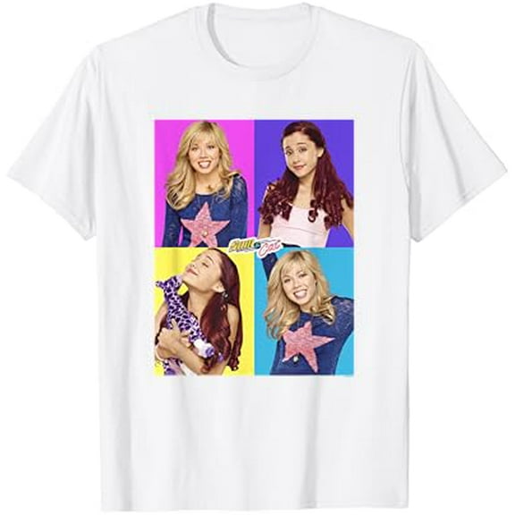 Sam Soft Sam and Cat Multiple Colorful Character Panels T-Shirt