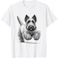 thumbnail image 1 of Sam Soft Scottish Terrier Dog Scottie Running Design T-Shirt, 1 of 4