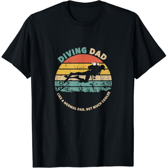 Sam Soft Scuba Diving Dad Definition. Diving Dad Retro Vintage T-Shirt Full Size S-5Xl