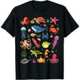 thumbnail image 1 of Sam Soft Sea Animal Cute Ocean With Fish For Summer T-Shirt Fish Lover Gift Co., 1 of 5