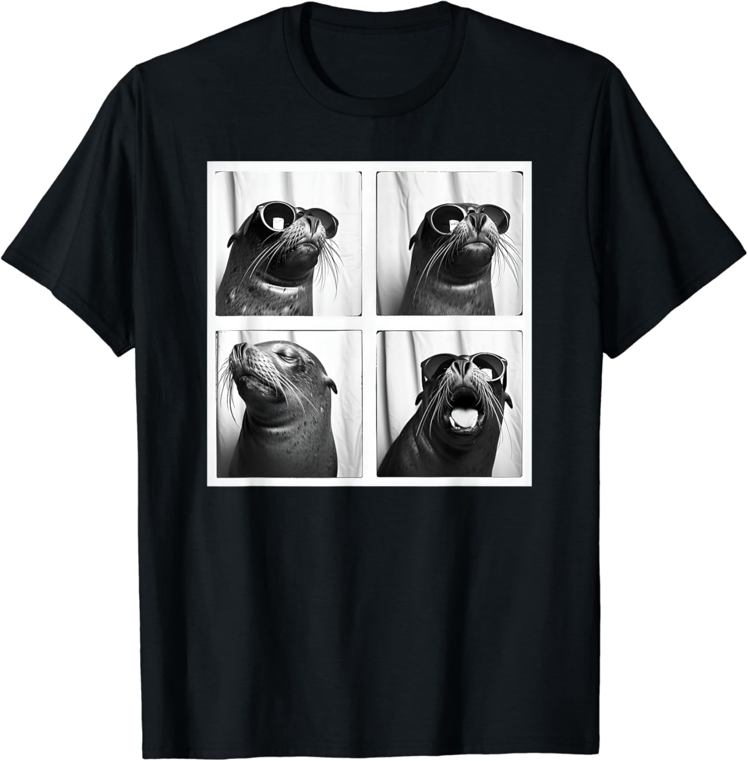 Cool Seal With Sunglasses T-Shirt & More - Sea Lion Animal Design For Men, Women, Kids - View #6