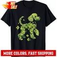 thumbnail image 1 of Sam Soft Shamrock Poodle Dog St. Patrick'S Day T-Shirt, 1 of 5