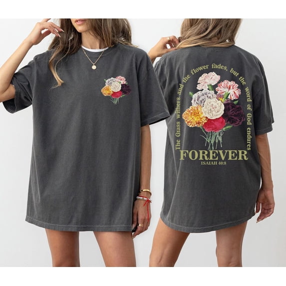 Sam Soft Shirt, Boho Christian Shirt, Women Bible Verse Tshirt, Jesus Apparel, Vintage Floral Tshirt, Flower Graphic Tee Trendy Shirt All Size S-5XL