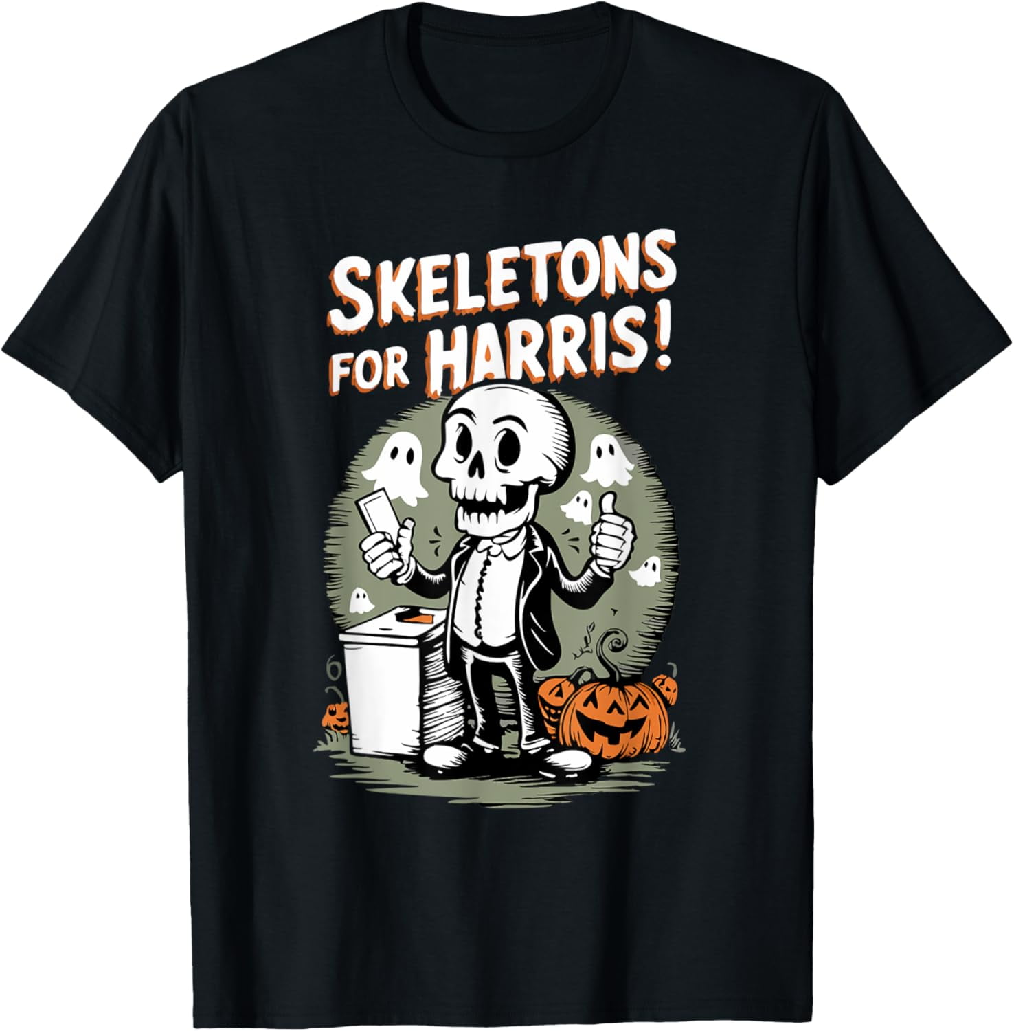Sam Soft Skeletons For Skeleton 2024 Election T-Shirt - Walmart.com