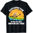 thumbnail image 1 of Sam Soft Sloth Kayak Team Kayaking Gift For Men Women Paddling T-Shirt, Gift For Friend, Full Size S-5Xl, 1 of 5