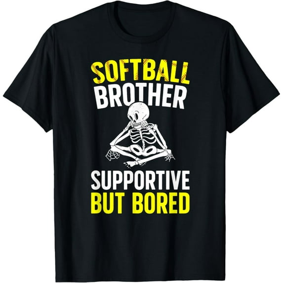 Sam Soft Softball Brother Supportive Softball Player'S Brother T-Shirt, Gift For Friend, Full Size S-5Xl