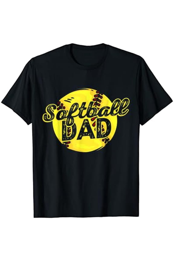 Softball Dad Daddy Father Father'S Day T-Shirt, Gift For Friend, Full Size S-5Xl
