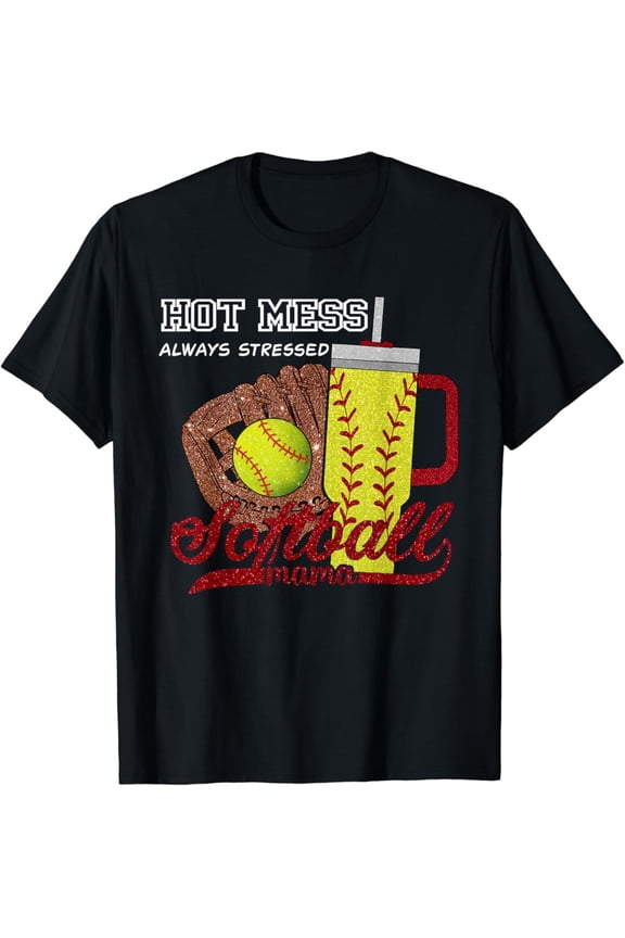 Softball Mom Game Day Vibes Mothers Day Women Softball Mama T-Shirt, Gift For Friend, Full Size S-5Xl
