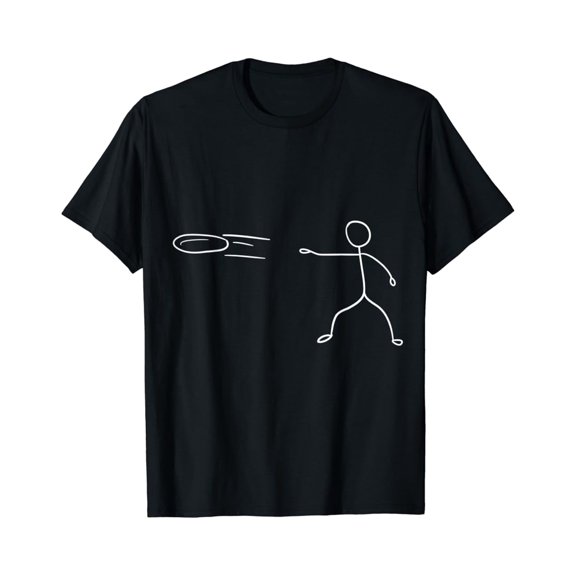 Sam Soft Stickman Disc Golf Player Sports Lover T-Shirt, Gift For Friend, Full Size S-5Xl