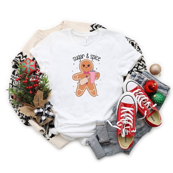Sam Soft Sugar & Spice Gingerbread Sweatshirt, Cookie Shirt, Crewneck, Gift, Holiday Sweater, Shirt