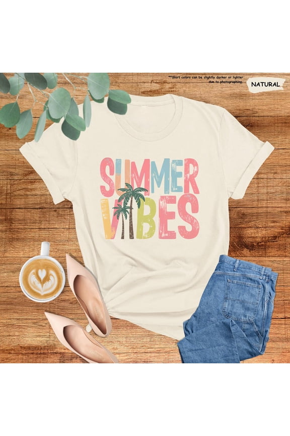 Summer Vibes Shirt, Summer Beach Shirt, Summer Lover Gift, Girl Summer Shirt, Summer Gifts For Woman, Beach Vacation Tee, Summer Trip Shirt