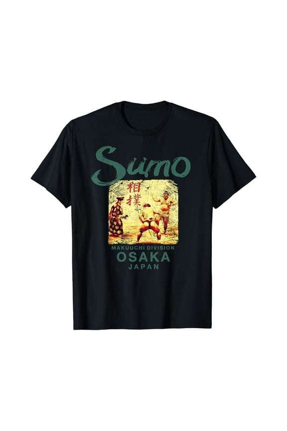Sumo Wrestling Osaka Japan Tournament Japanese T Shirt, Gift For Friend, Full Size S-5Xl