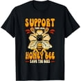 thumbnail image 1 of Sam Soft Support Your Local Honey Bee Beekeeping Save The Bees T-Shirt, Gift For Friend, Full Size S-5Xl, 1 of 5