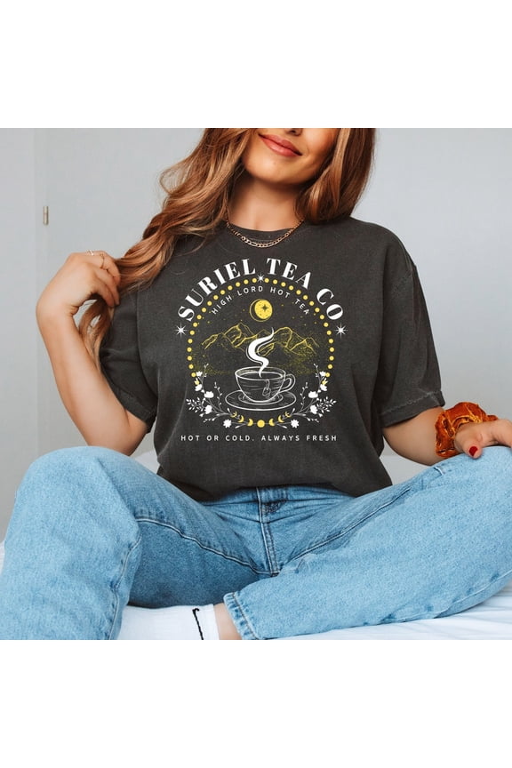 Suriel Tea Co T-Shirt, ACOTAR Shirt, Sarah J Maas T-Shirt, Acotar Tee, Bookish T-Shirt, SJM Licensed Bookish Shirt, SJM Gift