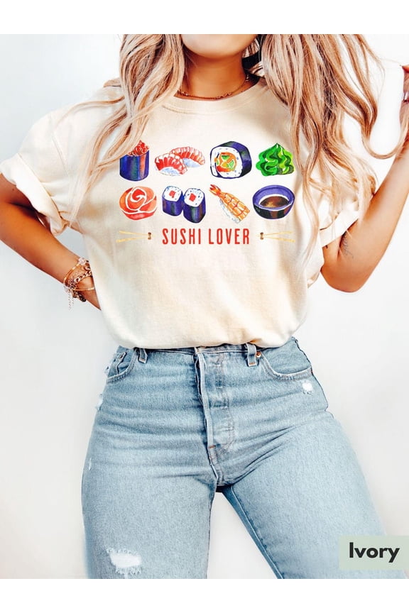 Sushi Shirt for Sushi Lover Gift, Sashimi Shirt, Sushi Maker Shirt, Sushi Lover TShirt, Foodie Tee, Japanese Cuisine Shirt