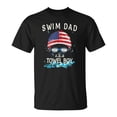 thumbnail image 1 of Sam Soft Swim Swimmer Swimming Swim Dad Towel Boy Goggles Gifts For Dad Unisex T Shirt, 1 of 5