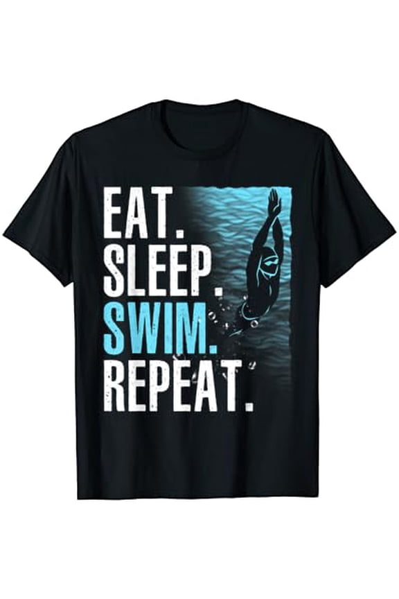 Swimming Design For Men Women Swimmers Swim Team T-Shirt Unisex Cotton Tee Full Size S-5XL