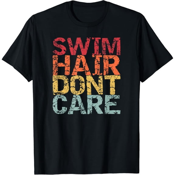 Sam Soft Swimming Pool Diving Sport Swimmer Swim Hair Dont Care T-Shirt Unisex Cotton Tee Full Size S-5XL