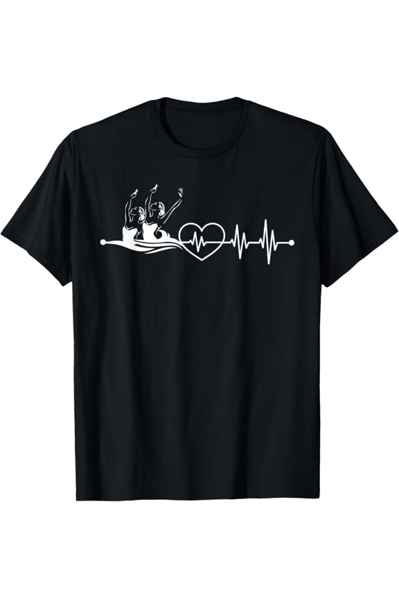 Synchronized Swimming Artistic Exhibition Swimmer T-Shirt Unisex Cotton Tee Full Size S-5XL