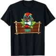 thumbnail image 1 of Sam Soft Tahiti Tropical Tiki Mask product Pacific Island T-Shirt All Size S-5XL, 1 of 5