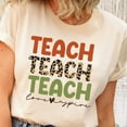 thumbnail image 1 of Sam Soft Teacher Shirt, Teach Love Inspire Leopard shirt, Teacher Leopard Shirt, Cute Teacher Shirts, Teacher Tee, Field Trip Shirts for Teachers, 1 of 4