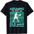 thumbnail image 1 of Sam Soft Tennis Pensioner Tennis Racket Tennis Game Joke Fun T-Shirt Full Size S-5Xl, 1 of 5